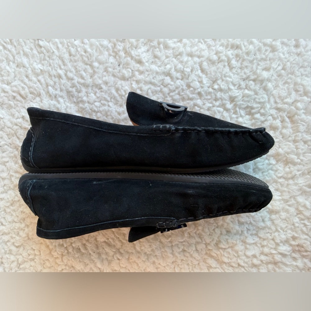 Cole Haan Grand Series Black Suede Bit Loafers Size 8.5 Comfort women’s - Picture 3 of 9